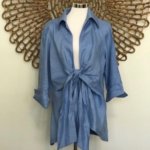 Neiman Marcus Linen Shirt